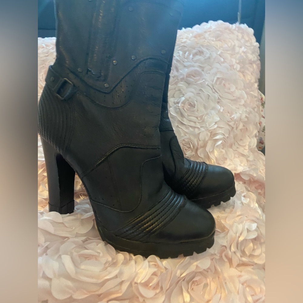 DOLCE VITA VINTAGE 🍁 Over The Knee Embellished leather boot
